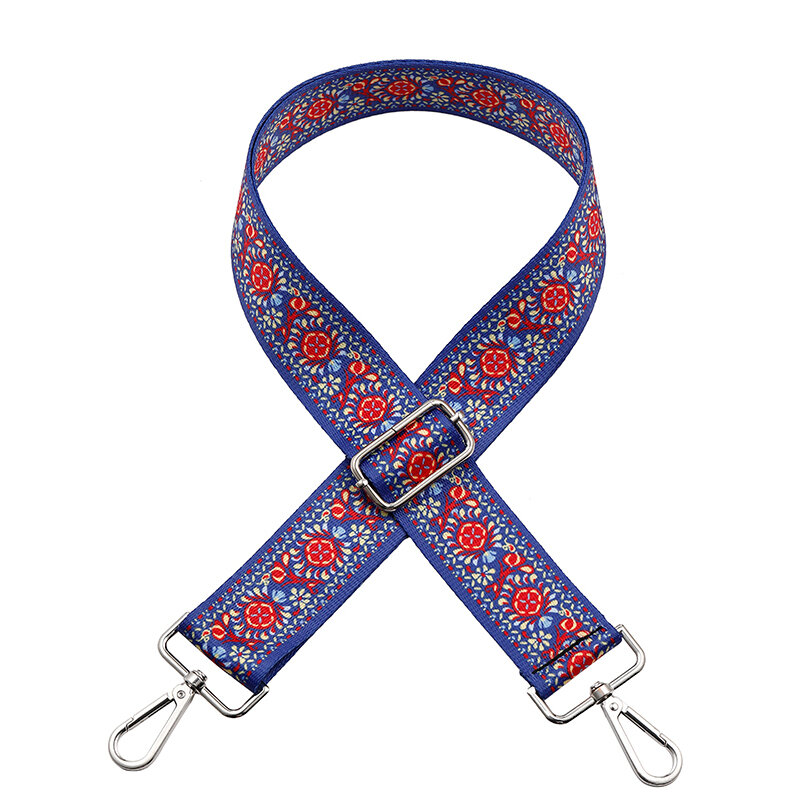 Saco accessorie cinta crossbody cinto ajustável cinto largo flor impressão estilo étnico cinto bolsa alça correa bolso