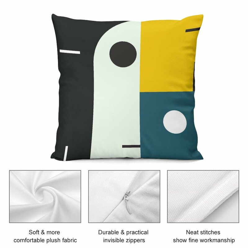 BAUHAUS AGE Throw Pillow, Almofada Personalizada Foto, Almofadas Decorativas para Sala de Estar