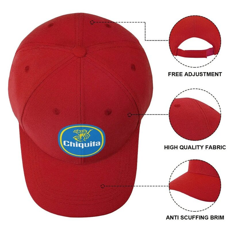 Бейсболка с логотипом Chiquita, Брендовые мужские кепки, дизайнерская шапка в стиле хип-хоп, женская элегантная шапка