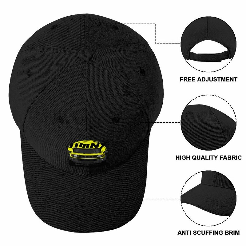 Z przodu żółta czapka z daszkiem Jimny Off Road Man Luxury |-F-| Duży rozmiar kapelusz dla mężczyzny damski