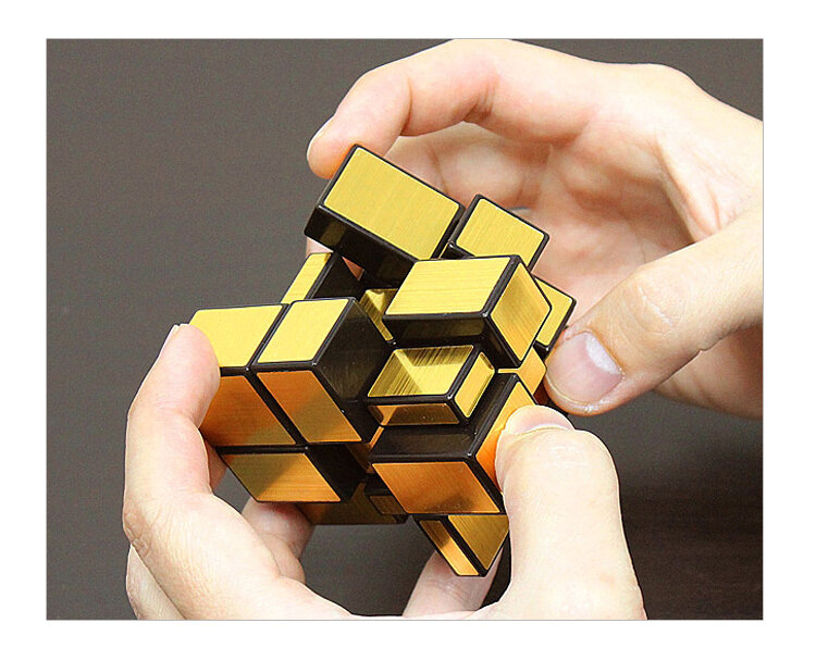 Cubo de espelho 3x3x3 cubo mágico velocidade cubo profissional quebra-cabeça cubo magico brinquedos para crianças espelho blocos alívio do estresse brinquedos