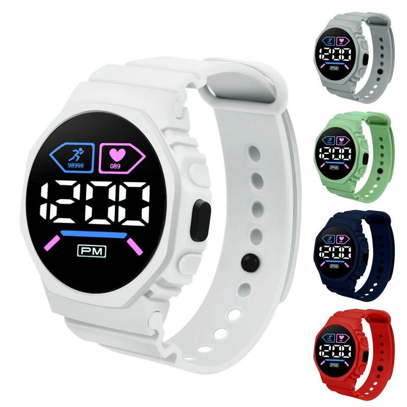 Electronic Watch Waterproof LED Display Power-saving Multifunctional Precise Time Casual Large Screen Sports Student Watch