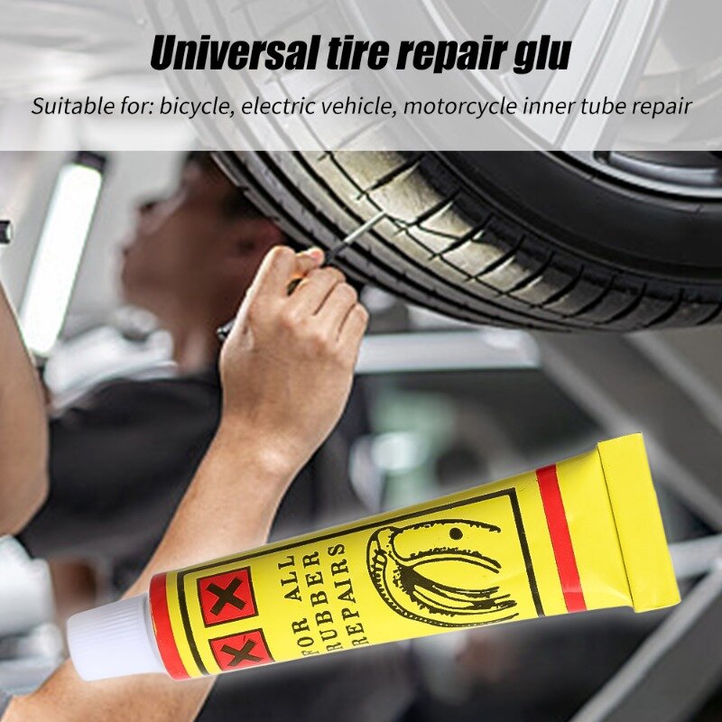 6ml Car Tire Repairing Glue Tyre Inner Tube Puncture Repair Tools Motorcycle Bike Universal Portable Repairing Glues Accessories
