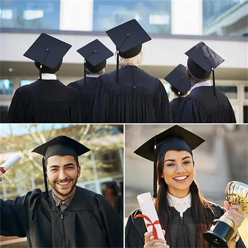 2024 nuovo supporto per cappello da laurea regolabile, fascia per berretto da laurea, berretto da laurea non cambia capelli, acconciatura sicura Unisex
