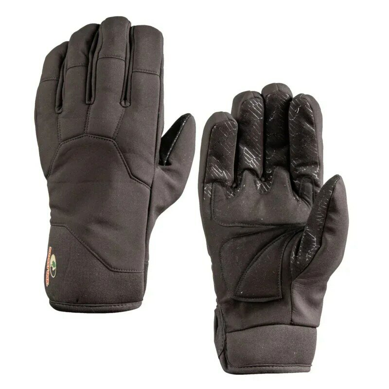 Мужские черные ветрозащитные зимние перчатки Mossy Oak