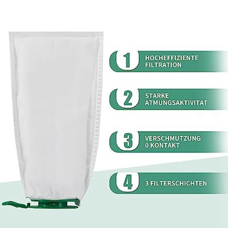 Dust Bags For Vorwerk Kobold VB100 FP 100 Filter Bags With 3 Motor Protection Filters Spare Parts Bags Vacuum Cleaner