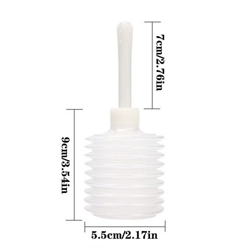 1Pcs Enema Rectal Syringe Vaginal Rinse Plug Anal Vaginal Shower Cleaner Sprayer Disposable Medical Anal Cleaner Adult Anal