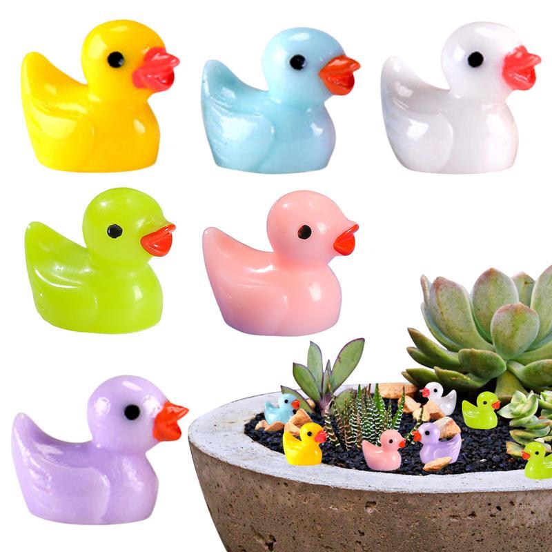 Tiny Ducks | Realistische Form Mini Harz Ducks | 100 PCS Kleine Ente Miniatur Ducks Kleine Ente Für Weihnachten Geburtstag party Micr