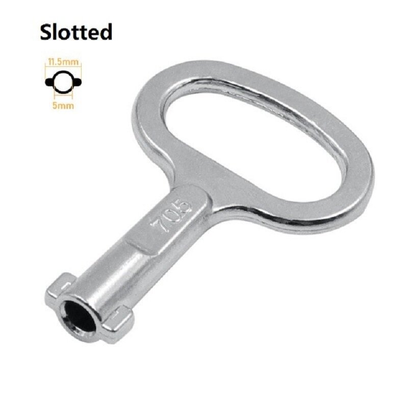 1pc Universal Zinc Alloy Elevator Door Lock Valve Key Wrench Triangle Key Electrical Box For Drawer Switch Cabinet