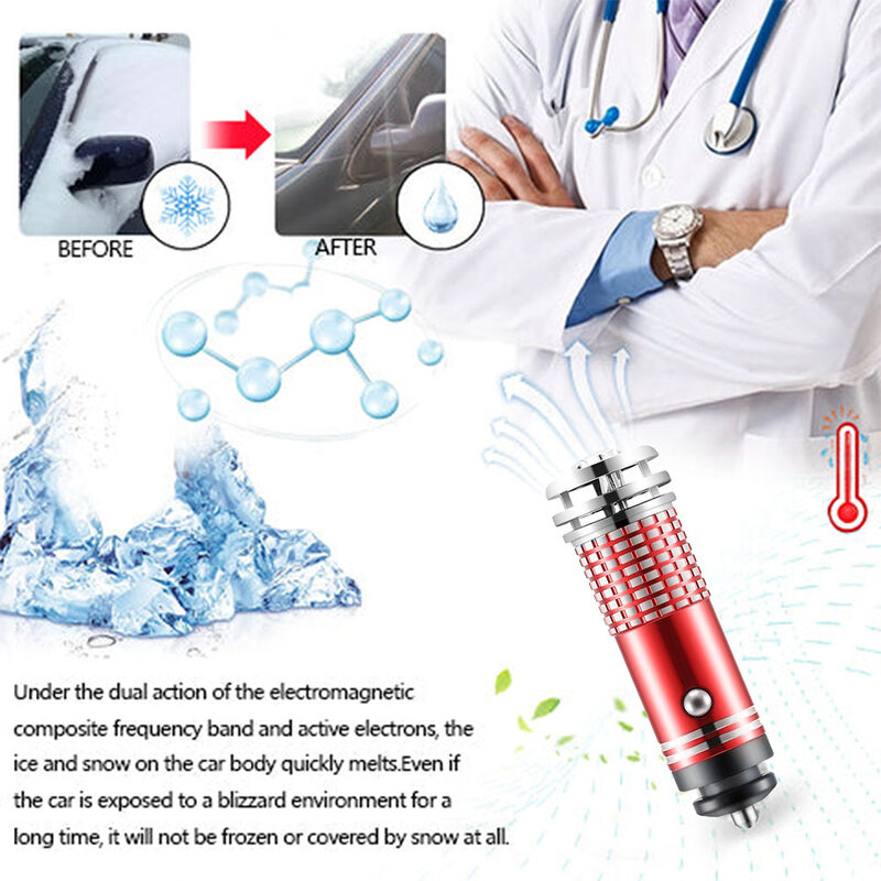 Car Electromagnetic Molecular Interference Antifreeze Snow Removal Instrument Car Deicing Device De-icing Device Replace Part