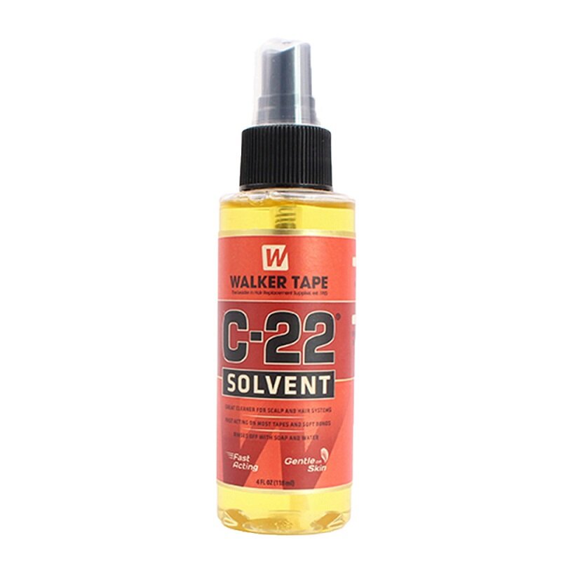 1bottle Tape C-22 Solvent Remover 4 Oz + 1bottel Ultra Hold Small Adhesive Glue For Toupee Hair 0.5 Oz 15ml for lace wig