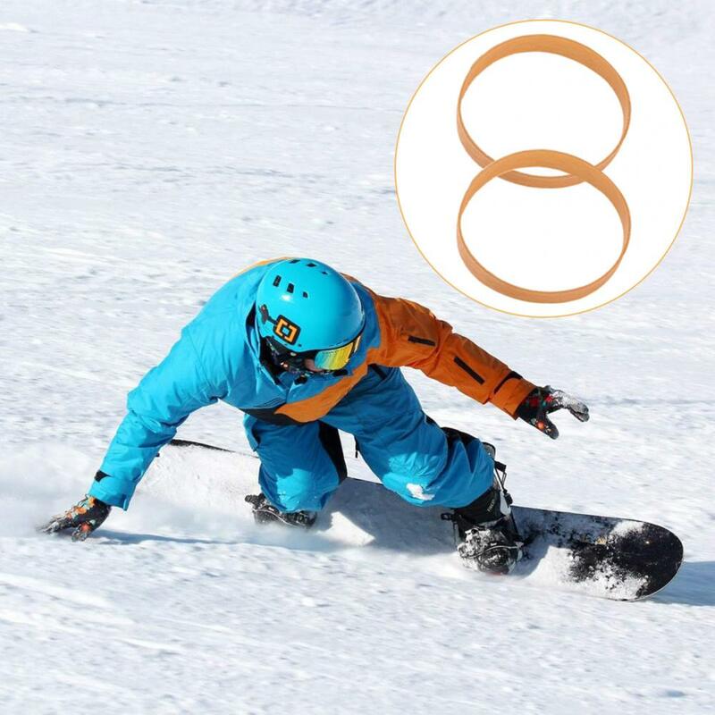 30ชิ้นสายรัดสำหรับเล่นสโนว์บอร์ดเบรกสกีสายรัดยางรัดยางยืดอุปกรณ์สำหรับเล่นสกี