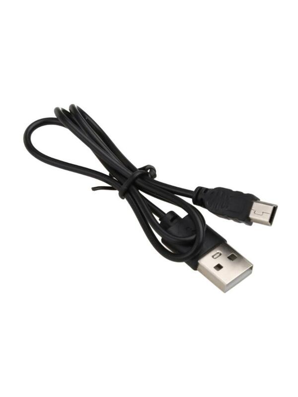 Adaptador de Cable de datos USB 200 macho corto a Mini 5 pines para teléfono móvil, MP3,PDA, color negro, portátil, 2,0mm
