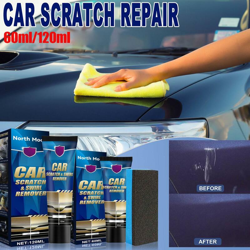 Kit de reparación para eliminar arañazos de coche, herramienta de pulido antiarañazos, pintura en crema, G2Y7 esencial, 120/60ml