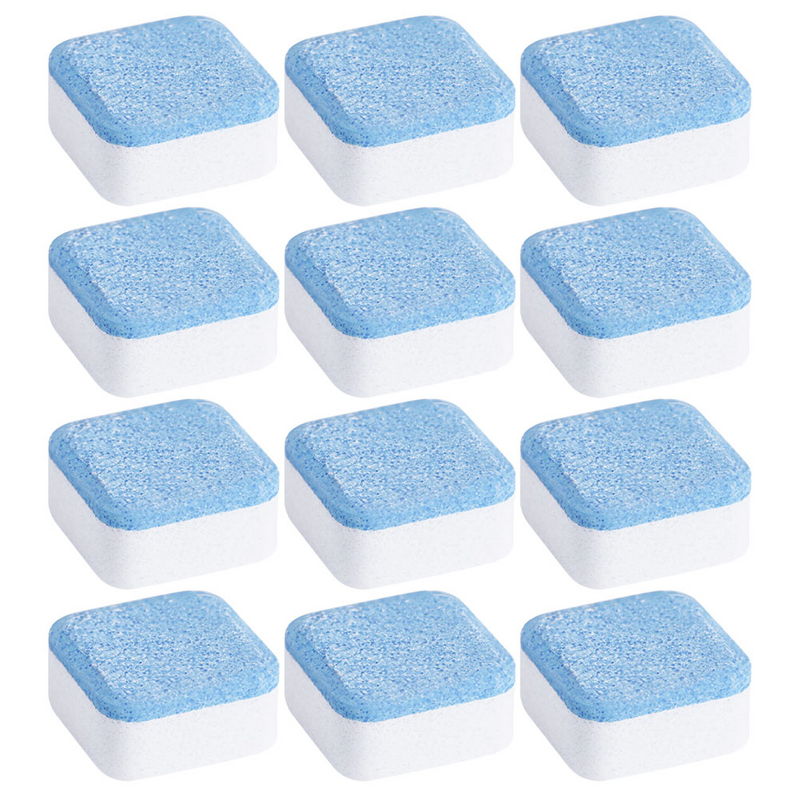 12 szt. Detergentu zmywarka czyszczenia tabletka musująca myjących węglan sodu