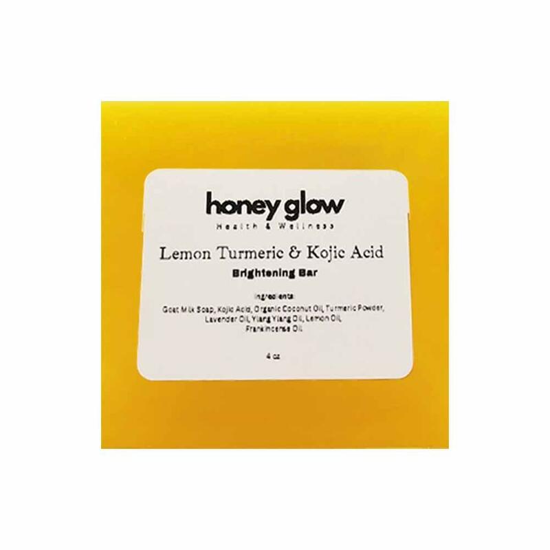 Honey Glow Lemon Cúrcuma Sabonete Bar, Limpeza Natural Ácido Da Pele, Limpeza Sensível, Artesanal, J2S1