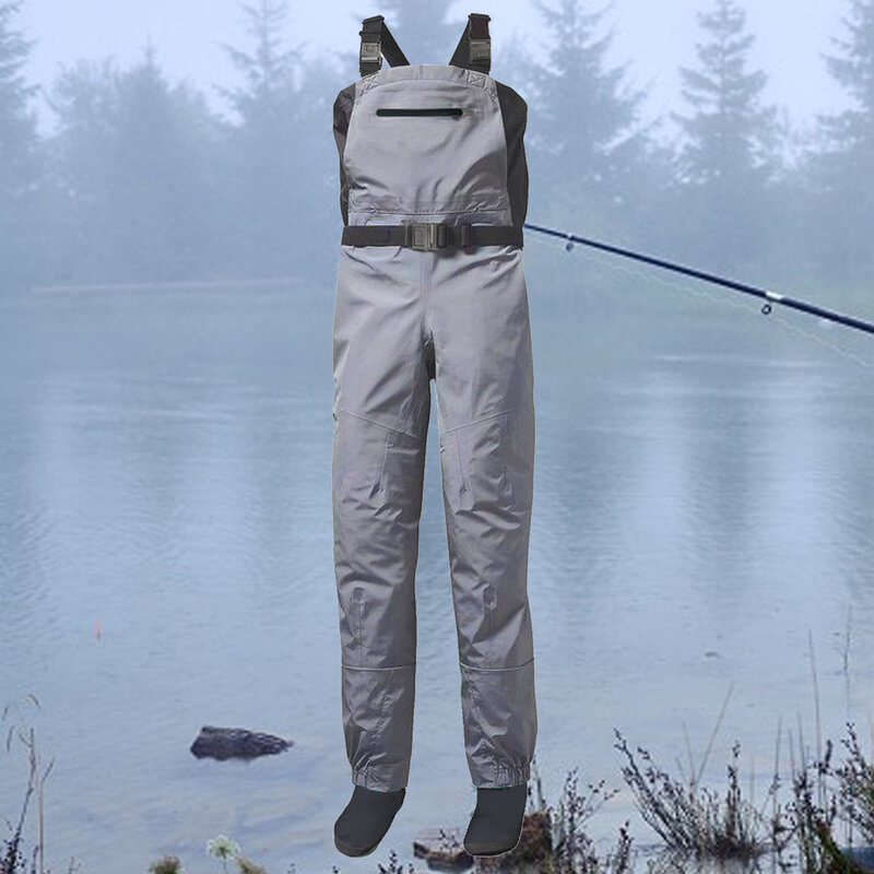 Wader de pêche à la mouche avec pied de bas, pantalon imperméable, Wrough femelle respirant, Washer isolé, déclin, conçu pour le pêcheur