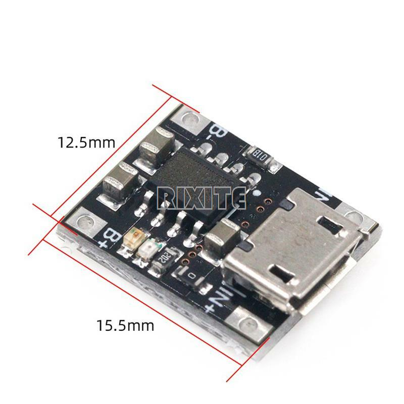 1-10 Stuks Mini Lithium Batterij Oplaadmodule 1a Laadplaat 4056 Module 18650 Oplader Micro-Interface