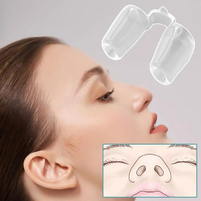 Postoperative Rhinoplasty Nostril Support Silicone Clip Correction Crooked Nose Gel Nose Fixator Silica Shaping N7Q0