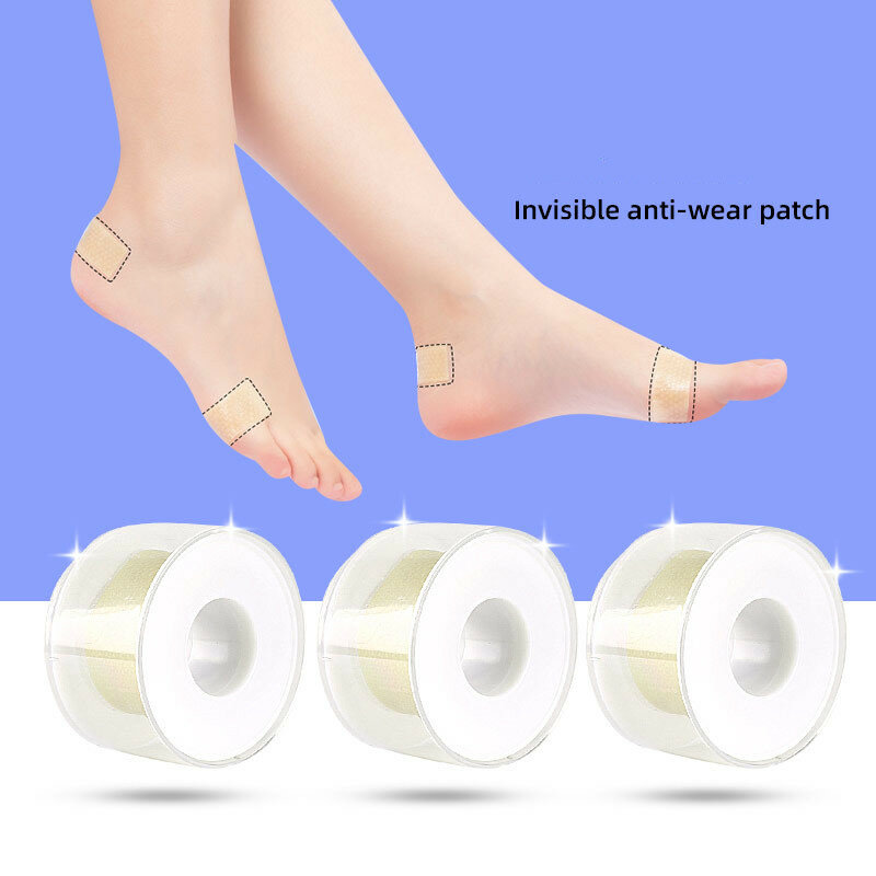 100cm/Roll Invisible Anti-wear Heel Patch Sticker Silicone Gel Scar Skin Plaster Tearable High Capacity Waterproof Tape Bandage