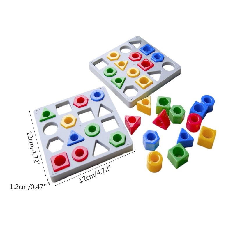 Regalo per feste con gioco da tavolo Montessori per esercizi sviluppo mano-cervello dei bambini