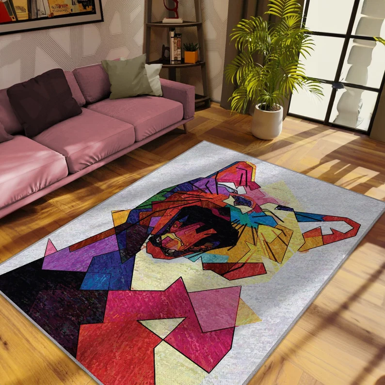 Nowoczesny minimalistyczny styl Sofa Dywan do salonu Duży dywan z nadrukiem Kreatywna sypialnia Miękka mata podłogowa Ковер Tapis 러그