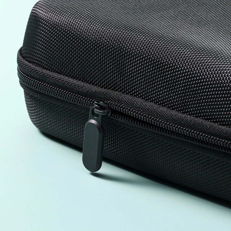내부 메쉬 포켓이 있는 EVA 하드 케이스 정사각형 헤드폰 가방 전자 액세서리용 내부 메쉬 포켓이 있는 파우치를 운반하십시오.