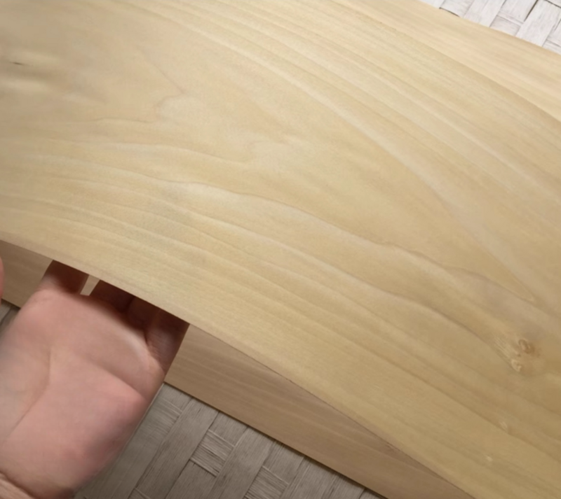 천연 회양목 베니어 가구 홈 스피커 기타 장식 재료, 길이: 2.5 미터, 너비: 180mm 두께: 0.5mm