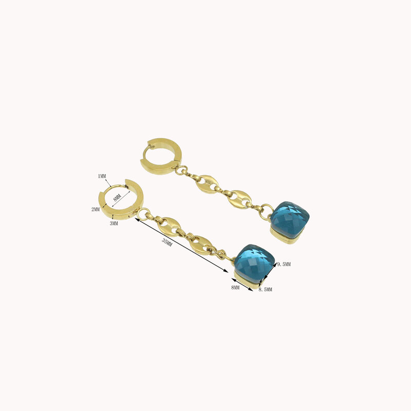 Clássico design de aço inoxidável multicolorido pulseira de vidro para mulher ouro charme jóias 18 k pulseiras & pulseiras pulsera mujer