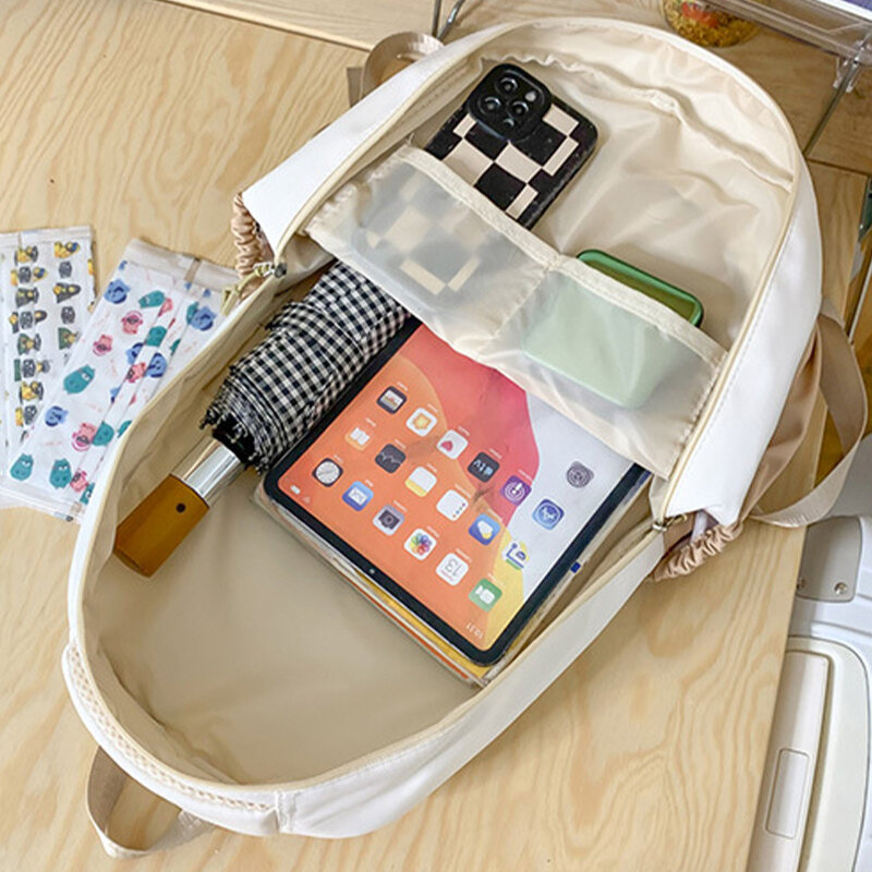 남학생용 대용량 배낭 컴퓨터 가방, 여학생 배낭, 한국 배낭 책가방, 패션