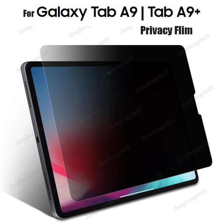 Per Samsung Galaxy Tab A9 A9 Plus SM-X110 SM-X216 8.7 "11" protezione dello schermo Privacy per Tab A8 10.5 ''Anti-Peeping Anti-spia
