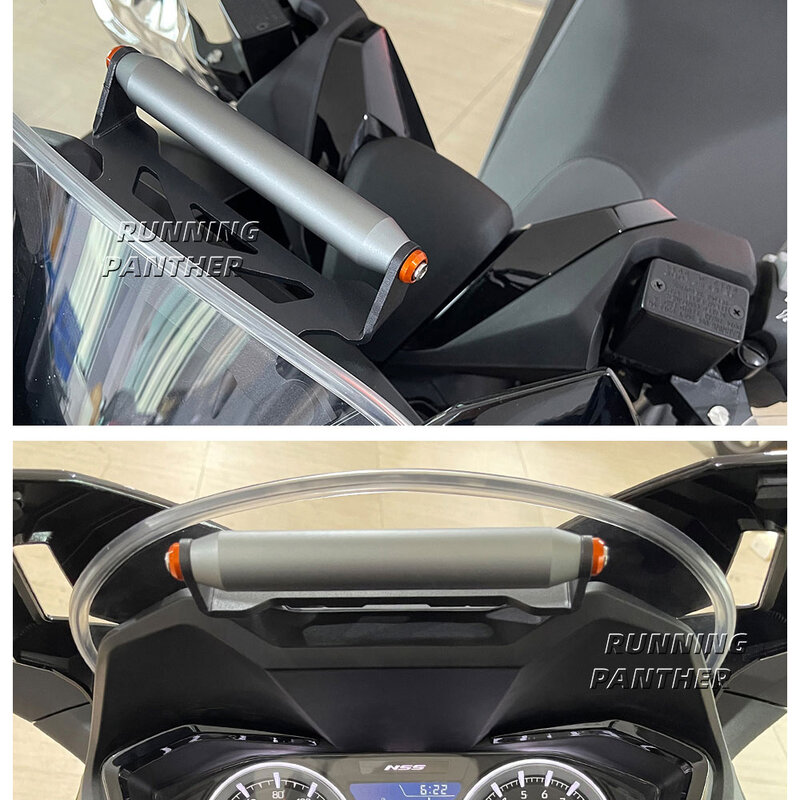 Новинка для Honda NSS 350 NSS350 2021 2022 2023 мотоциклетный кронштейн для GPS-навигации телефона USB и беспроводное зарядное устройство Держатель подставка