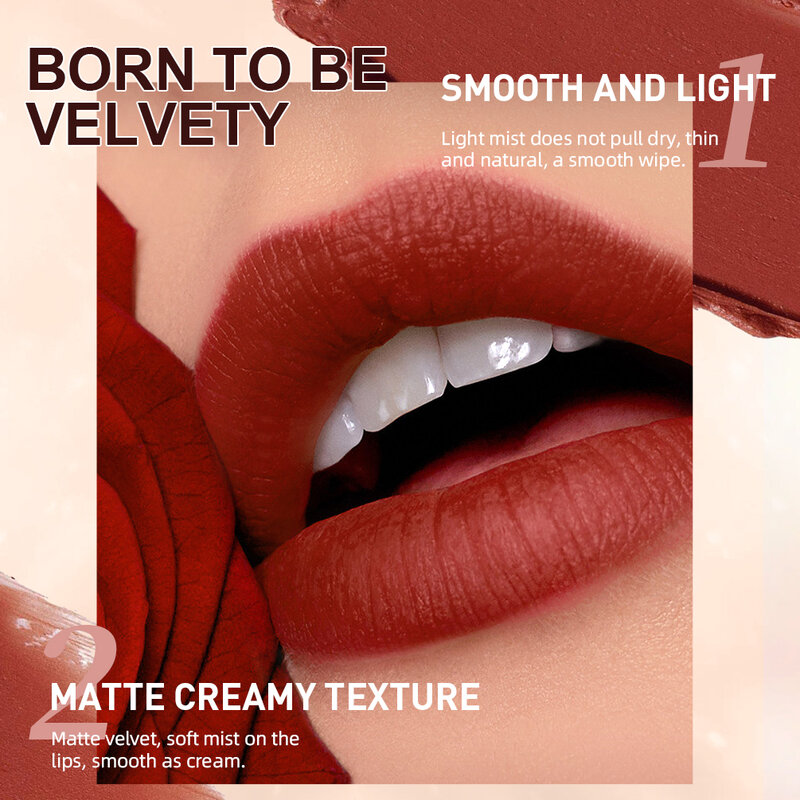 2023 New Matte Nude Lipstick Pen Long Lasting Lipliner Lip Pencil Waterproof Lip Liner Contour Sexy Red Lip Makeup Set For Women