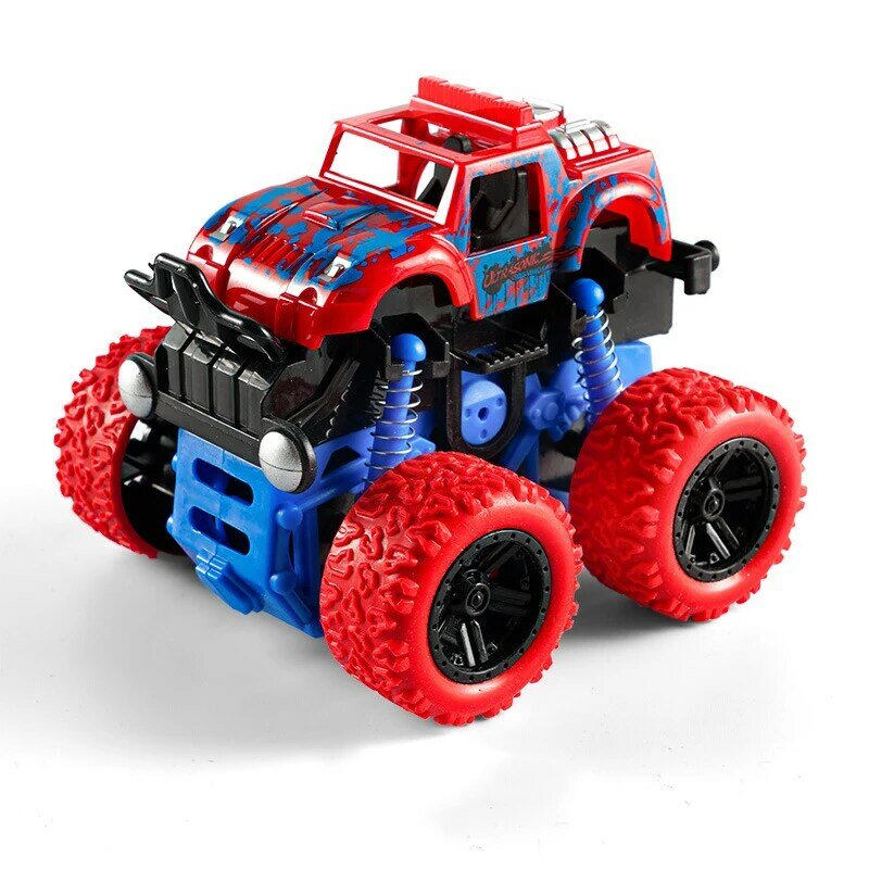 Mainan mobil Off-road anak laki-laki, kreatif kendaraan Off-road simulasi Stunt tahan jatuh mobil mainan anak laki-laki puzzel lucu hadiah ulang tahun