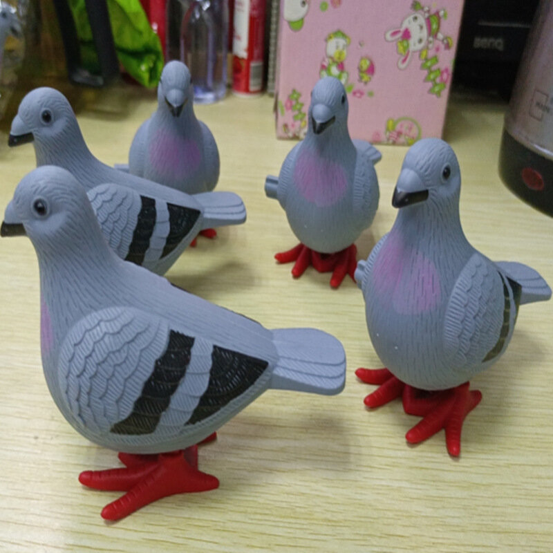 Jouets de pigeon à remonter pour enfants, simulation de saut, pigeon mécanique, mini pigeon pour enfants