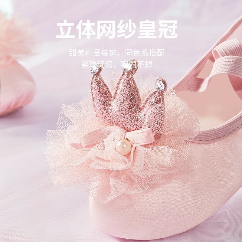 Sapato infantil de cetim, coroa de malha feminina em forma de garra de gato, tênis para meninas, rosa e azul, novo para primavera