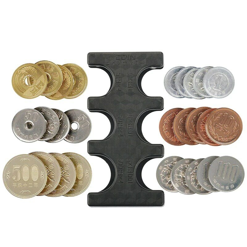 1PC Coin Dispenser Coin Collection Purse Wallet Organizer Holder For Car Coin Changer Holder Mini Japan Coin Dispenser Storage