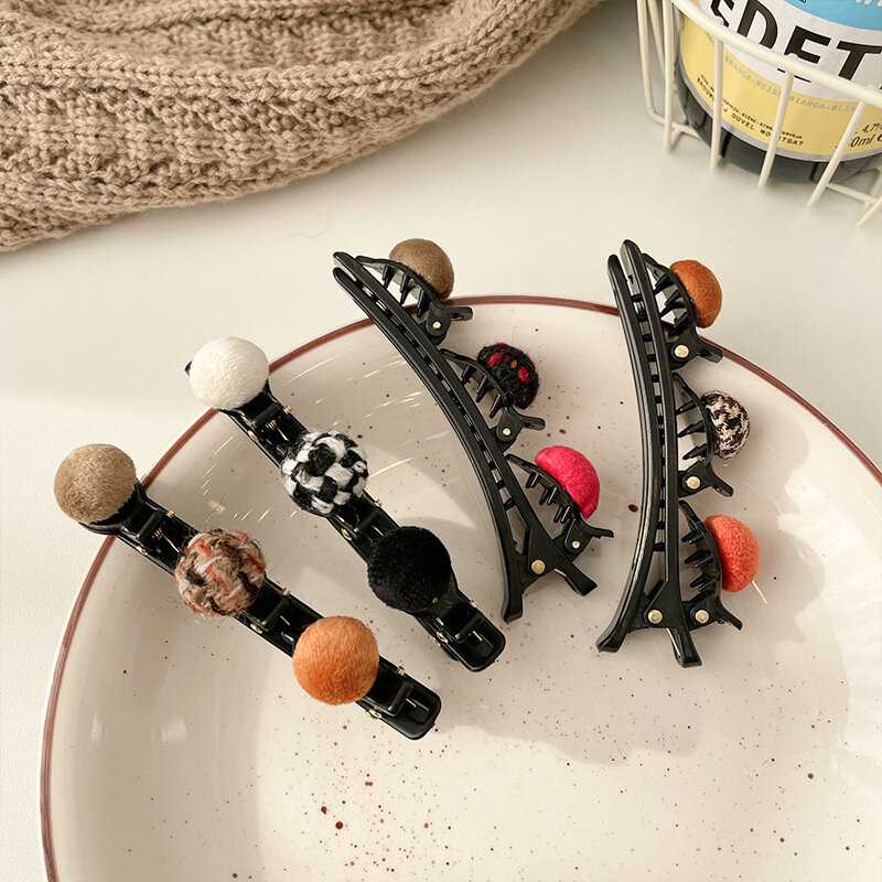 縫製用の伸縮性のある編み込みヘアバンド,かわいい漫画のクマ,ポニーテールの装飾,ヘアロープアクセサリー,1個ピース/ロット,a1025