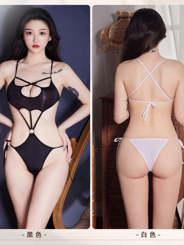 Tight Mature Temptation New Straps With High Forks And Hollow Openings Clothing Underwear Women's Bed Passion Bodysuits S138