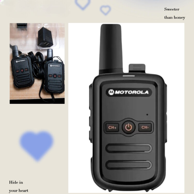 PT858 Professional Walkie Talkie, Two-Way Radio, 16 Channels, UHF 400-470MHz, High Power, Wireless FM, Outdoor, Camping