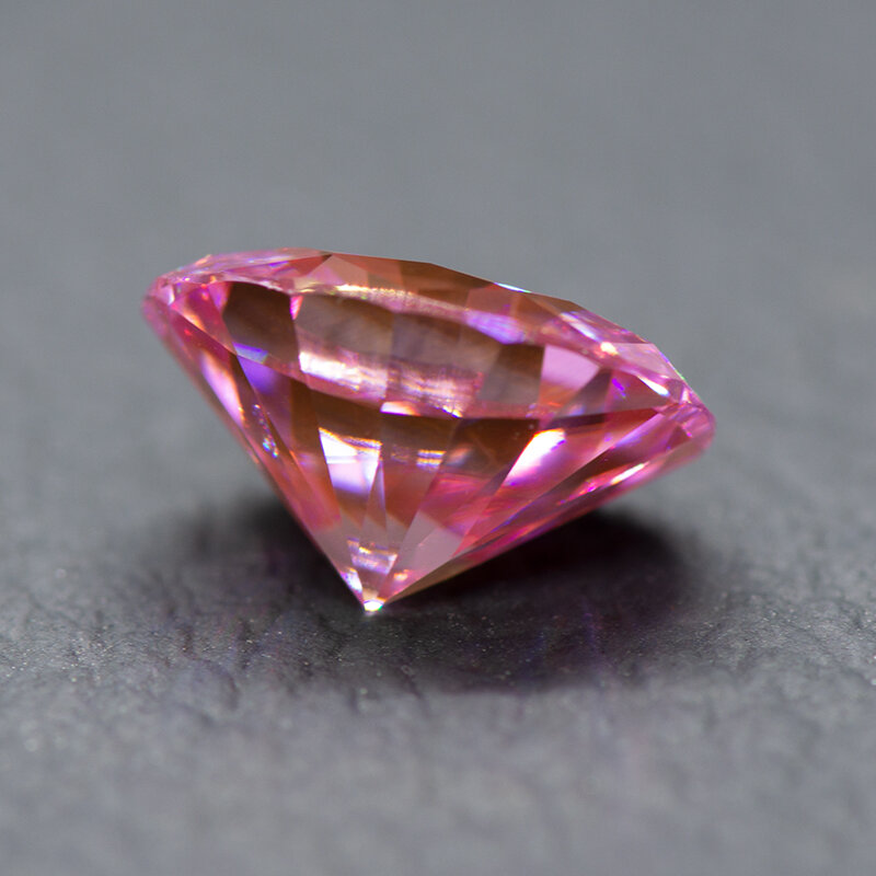 Pietra Moissanite Sakura colore rosa taglio ovale laboratorio creato gemma sintetica superato Tester diamante viene fornito con certificato GRA