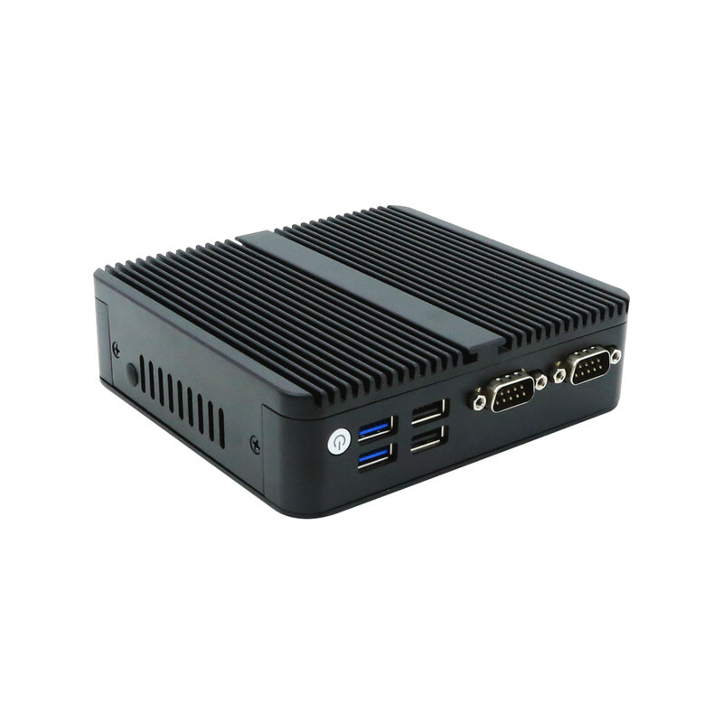 Mini PC industriel sans ventilateur, Celeron, Intel N100, N95, 2 x Giga, RJ45 Lan, écran 3x4K, 2 x COM, 12e Isabel, 4 cœurs, J6413, J6426