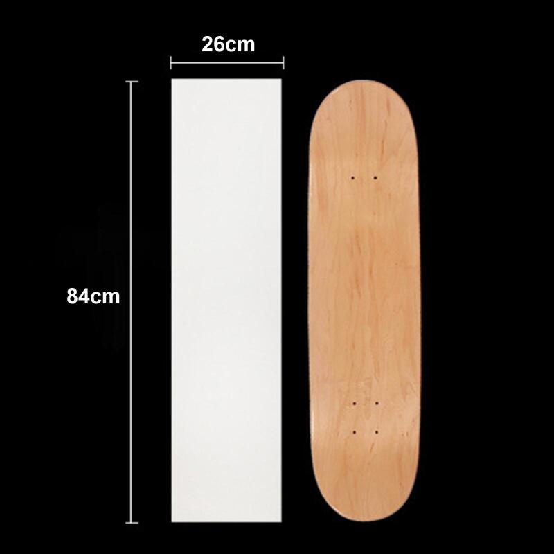 Skateboard Sandpaper Wear Resistant Waterproof Self Adhesive Clear Sandpaper for Stairs Skating Board Outdoor Activities Pedal