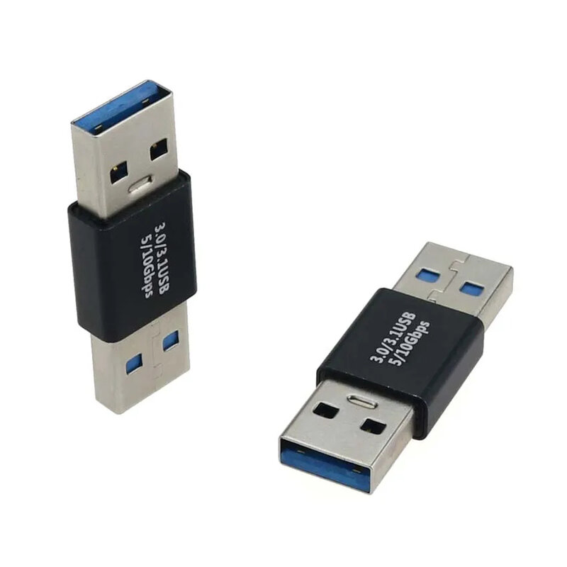 USB 3.0 złącze USB do USB Adapter 5Gbps Gen1 z męskiego na męskie konwerter USB żeńskie SSD HDD przedłużacz do przewodów USB 3.0 wtyk przedłużacza
