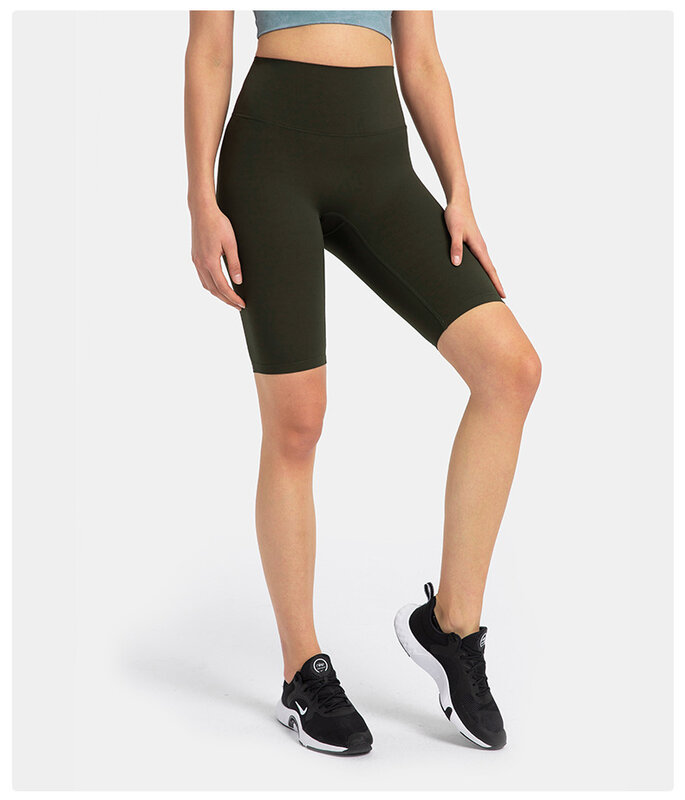 Celana pendek Push Up legging pendek wanita seksi bersepeda lari Fitness kasual pinggang tinggi celana pendek Gym