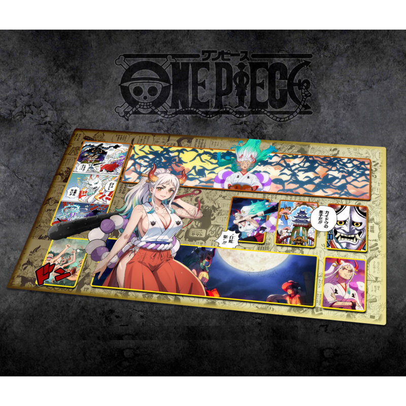 60*35cm ONE PIECE Dedicated OPCG Anime Game Card Mat Battle Uta Yamato Rebecca Nami Hancock Rebecca Luffy Gift Toy