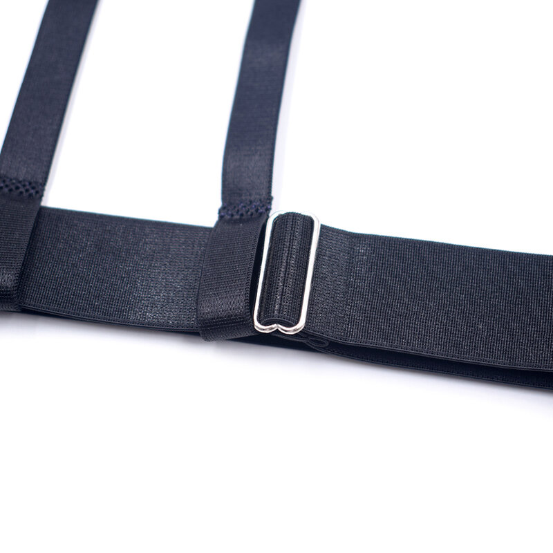 Zwart Eenvoud Sexy Garter Belt Voor Vrouwen Dij Hoge Kousen Verstelbare Elastische Been Sok Bretels Riem 4/6 Metalen Clips