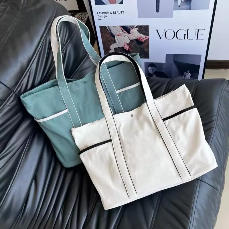Women Daily Handbag Trendy Travel Tote Bag 20L Commuter Bag Large Capacity Bowling Bag With Logo