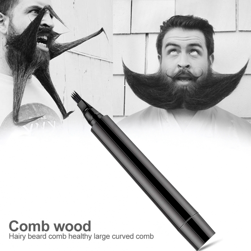 Beard Pen Barber Pencil Facial Hair Styling Eyebrow Tool Mustache Repair Waterproof Moustache Coloring Tools Beard Filler Pencil