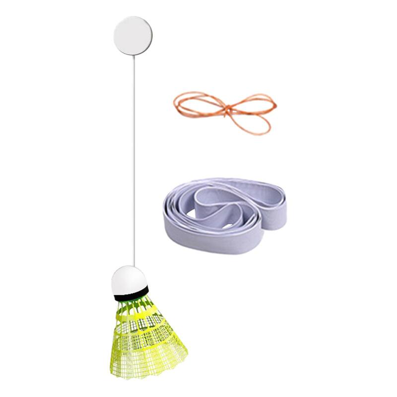 Badminton Solo peralatan anak, alat latihan tinggi dapat diatur portabel untuk permainan kebugaran olahraga rumah